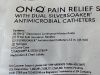 AVANOS On-Q Pain Relief System  PM015-A    Exp.2023-04  (T34)   PM015-A On-Q Pain Relief System