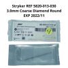STRYKER REF 5820-013-030 3.0MM COARSE DIAMOND ROUND, EXP 2022/11