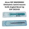 ALCON REF 8065990002 Ophthalmic SatinCrescent Knife Angled Bevel Up, EXP 2023/03