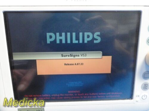 PHILIPS 863283 Sure Signs VS3 Multi-Para Patient Monitor