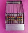 RICHARDS 7pc. Maxillary Sinus Probe Elevator & Knife Set 7 pc  10615 Maxillary Sinus Probe Elevator Hook   Knife Set   Case ENT