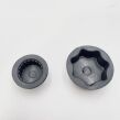 ZEISS (knobcover-black) Surgical Rubber Knob Covers - Set of 13 Black 2 Sizes