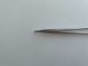 JARIT 449-310 Schnidt Forceps, Rings Closed, Half Curved, 7 1/2",