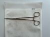 JARIT 449-310 Schnidt Forceps, Rings Closed, Half Curved, 7 1/2",