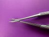 AESCULAP MA358R BARRAQUER Micro Needle Holder Round Knurled Handle CVD 5 1/4in
