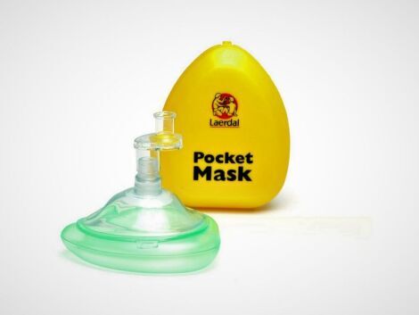 Laerdral 82001933 Pocket Basic Mask with Yellow Hard Plastic Case