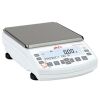 GLOBE SCIENTIFIC Balance, Precision, 6000g x 0.01g, Internal Calibration, 100-240V, 50-60Hz, Rechargeable Internal Battery GBA-6002C