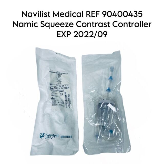 NAVILYST MEDICAL REF 90400435 Namic Squeeze Contrast Controller EXP 2022/09