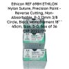 ETHICON REF 698H ETHILON Nylon Suture, Precision Point Reverse Cutting, BLACK Non-Absorbable, P-3 13mm 3/8 Circle,36/BOX, LOT OF 3 Sutures