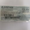 SYNTHES 209.865 7.3MM CANNULATED SCREW 32MM THREAD / 65MM