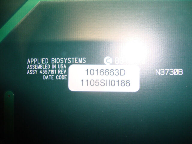 APPLIED BIOSYSTEMS 1016663D MAIN  BOARD Mass Spectrometer