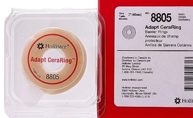 HOLLISTER INC. 8805 (9 Pack ) Adapt  Ostomy Barrier Ring, Customizable Skin Barrier