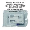 MEDTRONIC SOFAMOR DANEK REF 7896540 CD HORIZON Spinal System NON-CANNULATED MAS FOR USE WITH PEEK ROD Size: 06.5mm x 40mm TITANIUM ALLOY