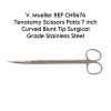 V. MUELLER REF CH5676 V. Mueller REF CH5676 Tenotomy Scissors Potts 7 inch Curved Blunt Tip SS