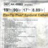 ARROW AK-05502 FLEXTIP PLUS EPIDURAL CATHETERIZATION KIT, EXP 2021-10