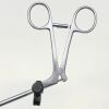 KARL STORZ ( 26177 VA ) Ratcheting Meso Ovarian Forceps, 5mm x 34cm