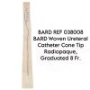 BARD REF 038008 Woven Ureteral Catheter Cone Tip Radiopaque, Graduated 8 Fr. (X)