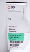 BD 1030902 Insyte Autoguard Shielded IV I.V. Catheter 18 GA 1.16" , 1.3 x 30mm , 105ml/min , BOX of 50 (Expired) 1030902 Insyte Autoguard Shielded IV I.V. Catheter 18 GA 1.16" , 1.3 x 30mm , 105ml/min , BOX of 50 (Expired)