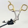 SNOWDEN-PENCER ( 90-3209 ) Diamond Jaw Bullet Nose Grasper, Double Action, Pyramid Shaped Teeth, Ratcheted, 5mm x 45cm