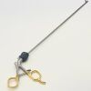 SNOWDEN-PENCER ( 90-2200 ) Diamond Jaw McKernan Needle Holder, Single Action, Short, Broad Jaw, 5mm x 45cm