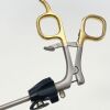 SNOWDEN-PENCER ( 90-2200 ) Diamond Jaw McKernan Needle Holder, Single Action, Short, Broad Jaw, 5mm x 45cm