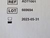 TRANSONIC ReoCath Antegrade Flow Catheter  ADT1001  Exp.2023-05  (T44)   ADT1001 ReoCath Antegrade Flow Catheter