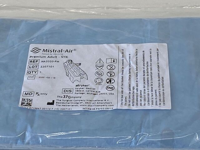 STRYKER Lot of 6 Mistral-Air Premium Adult  MA3320-PM  (T43)   MA3320-PM Mistral-Air Premium Adult