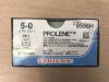 ETHICON 8556H Prolene Polypropylene Blue Monofilament Non-Absorbable Suture 5-0, 36in (36/Box)