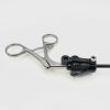 V. MUELLER LA8227 Grasping Forceps, Interlocking Serrated Fenestrated Jaws, 5mm x 37cm