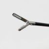 V. MUELLER LA8227 Grasping Forceps, Interlocking Serrated Fenestrated Jaws, 5mm x 37cm