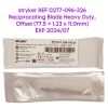 STRYKER REF 0277-096-326 Reciprocating Blade Heavy Duty, Offset (77.5 Ã— 1.23 x 11.0mm) EXP 2024/07