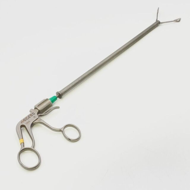 SYMMETRY ( 32-1500 ) ACCESS Duval Lung Forceps, DeBakey Teeth, 60 Degree Opening, with Pressure Lock Handle, 53mm Tip, 10mm x 32cm