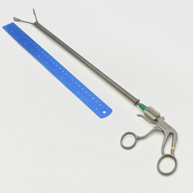 SYMMETRY ( 32-1500 ) ACCESS Duval Lung Forceps, DeBakey Teeth, 60 Degree Opening, with Pressure Lock Handle, 53mm Tip, 10mm x 32cm