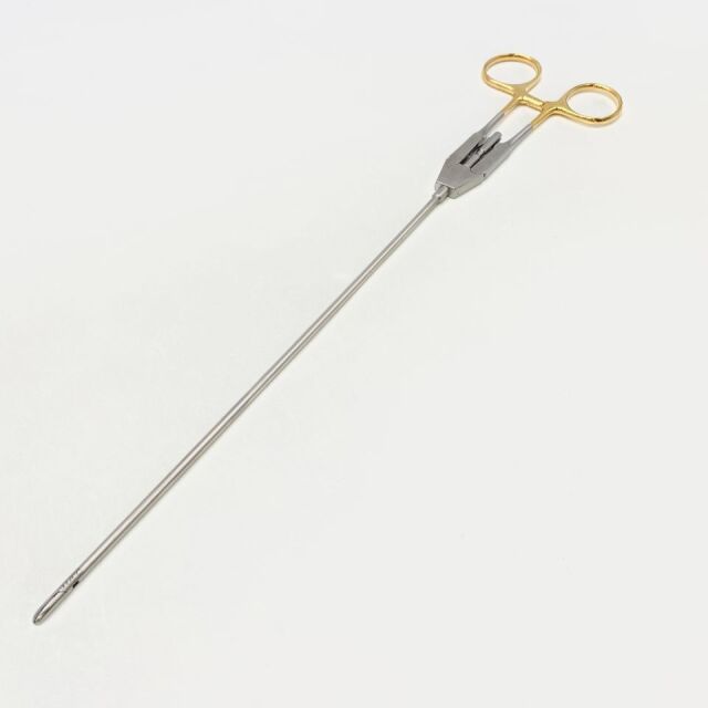 JARIT ( 630-251 ) In-Line Carb-Bite Needle Holder, Left Curve, 3.5mm x 240mm