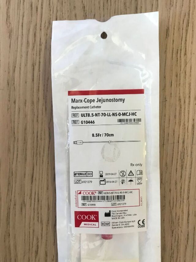 COOK G10446 Marx-Cope Jejunostomy Replacement Catheter 8.5F/70cm (X)