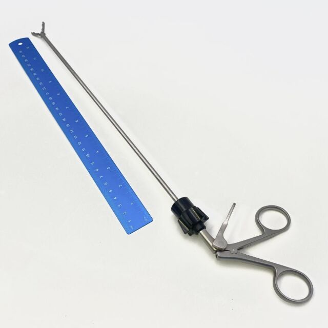 JARIT ( C625-108LL ) Dual Cup Grasping Forceps, 5mm x 33cm, Locking Handle