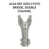 GYRUS ACMI CIRCON REF G153  CYSTO BRIDGE, DOUBLE CHANNEL