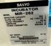 SANYO MIR-262    Range  5°C to 60°C     Benchtop Incubator