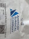 AMERICAN SURGICAL Lot of 3 Radiopaque Strung Cotton Balls  30-040  Exp.2022-07  (A24)   30-040 Radiopaque Strung Cotton Balls