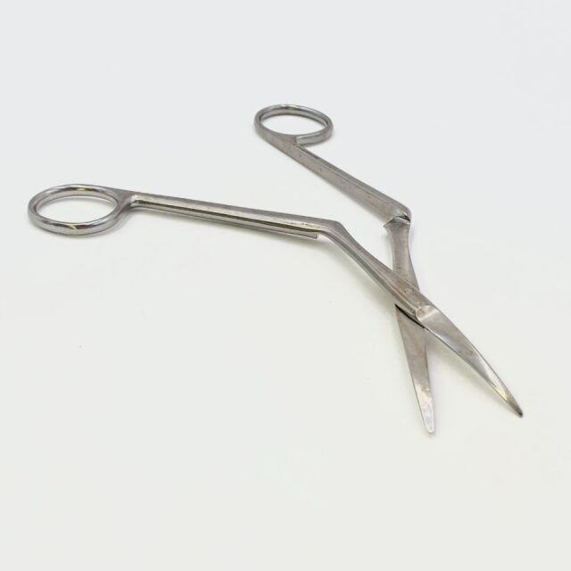 GYRUS ACMI ( 326101 ) HEYMANN Nasal Scissors, Smooth Blades, Standard Model, Curved Right