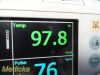 PHILIPS 2011  Sure Signs VS3 , (NBP SpO2 Temp Print) W/ Leads & Stand~ Monitor