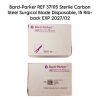BARD-PARKER REF 371115 Sterile Carbon Steel Surgical Blade Disposable, 15 Rib-back EXP 2027/02, 50/BOX , 150 (3 X 50)