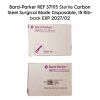 BARD-PARKER REF 371115 Sterile Carbon Steel Surgical Blade Disposable, 15 Rib-back EXP 2027/02 ( 50/BOX )
