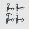 R. WOLF (8393.0003, 8393.0002) Lot of 4 ModuLine Laparoscopic Rotating Handles with and without Ratchet