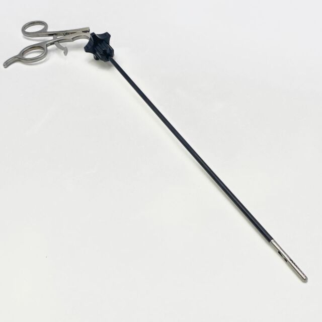 V. MUELLER ( 256.86, 720600D ) EndoLap Laparoscopic Grasper with Wavy Teeth and Spoon, with Pilling Ratcheting Rotating Handle