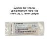 SYNTHES REF 498.103 Spinal titanium Hard Rod 6mm Dia. & 75mm Length