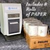 GE tested PRN 50-M monitor printer with 8 rolls of paper Recorder