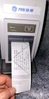 GE tested PRN 50-M monitor printer with 8 rolls of paper Recorder