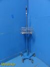 GE Dinamap Pro Care Series Rolling Stand W/ Basket; Blue
