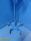 GE Dinamap Pro Care Series Rolling Stand W/ Basket; Blue